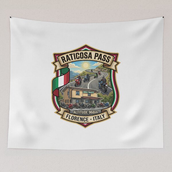 Item preview, Raticosa Pass – Passo della Raticosa – Iconic Apennines Biker Pass designed and sold by enzoade.