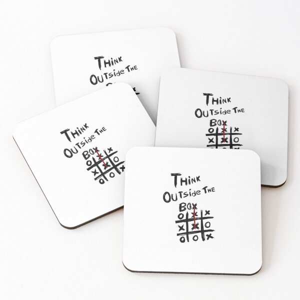 Item preview, Think outside box shadowy art print designed and sold by Lineesh Kumar.