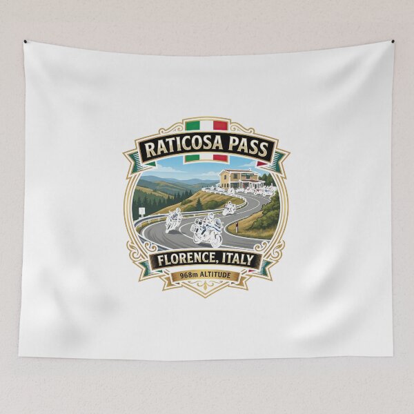 Item preview, Raticosa Pass – Passo della Raticosa – Motorcycle Road Trip Italy designed and sold by enzoade.