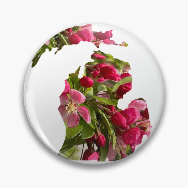 Item preview, Michigan, The Great Lake State | pink cherry blossoms  designed and sold by hollycooper.