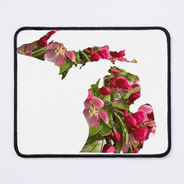 Item preview, Michigan, The Great Lake State | pink cherry blossoms  designed and sold by hollycooper.