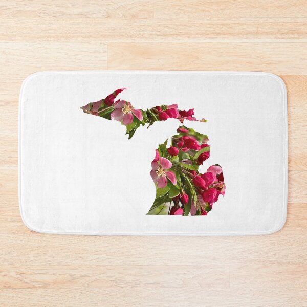 Item preview, Michigan, The Great Lake State | pink cherry blossoms  designed and sold by hollycooper.