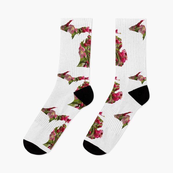 Item preview, Michigan, The Great Lake State | pink cherry blossoms  designed and sold by hollycooper.