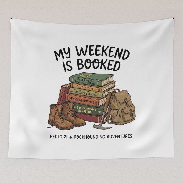Item preview, My Weekend Is Booked Pun designed and sold by SignumShop.