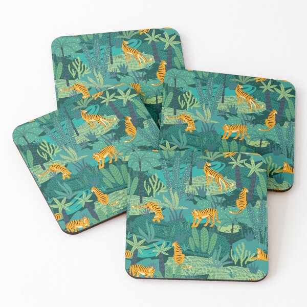 Item preview, Fifties vintage tiger pattern maximalist style designed and sold by PG Illustration.