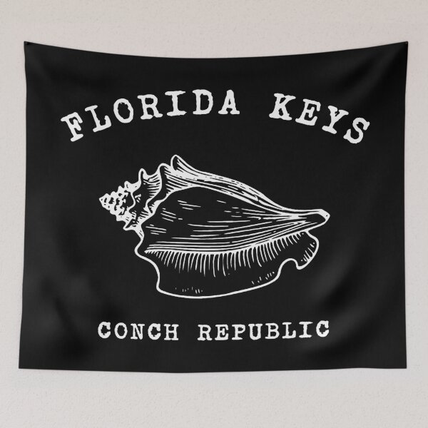 Item preview, Florida Keys - Conch Republic (with White Lettering) designed and sold by VelvetRoom.