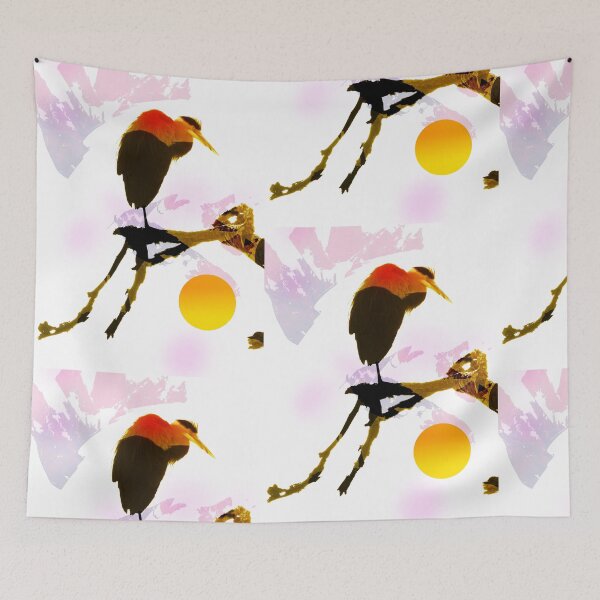 Item preview, Heron over Sunset designed and sold by Robert Ball.