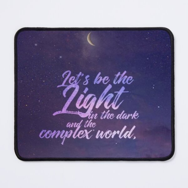 Item preview, Colorful typography with shine bright in a complex world  designed and sold by NivyasArtistry.
