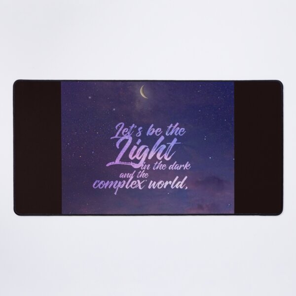 Item preview, Colorful typography with shine bright in a complex world designed and sold by NivyasArtistry.