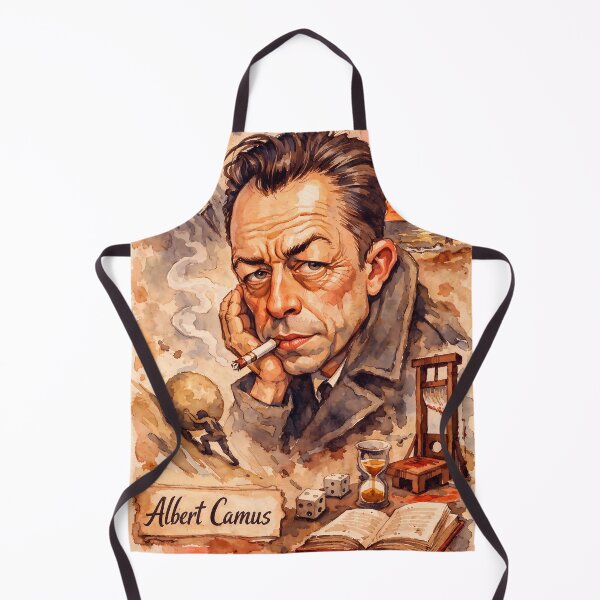 Item preview, Albert Camus designed and sold by Sarcastic designs.