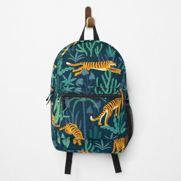 Item preview, Miami maximalist style tiger pattern decorative jungle tropical vibe  designed and sold by PG Illustration.