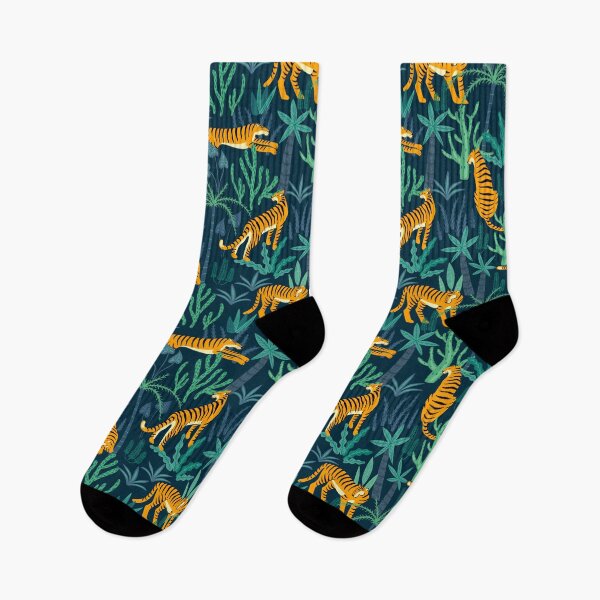 Item preview, Miami maximalist style tiger pattern decorative jungle tropical vibe  designed and sold by PG Illustration.
