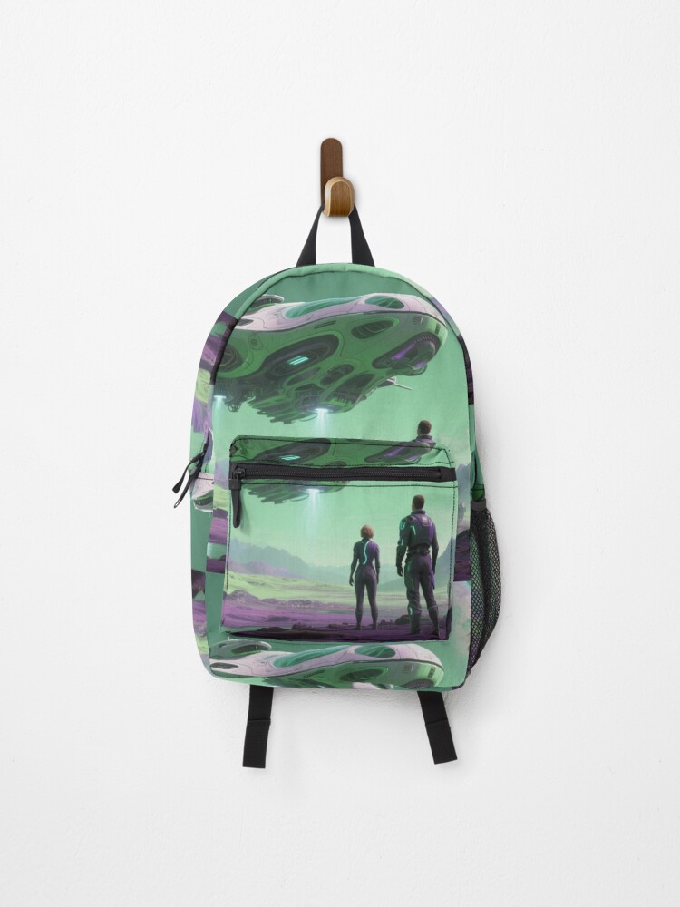 Thumbnail 1 of 3, Backpack, Distant worlds designed and sold by Rene-Martin.