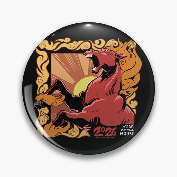 Item preview, Lunar New Year: The Fierce Fire Horse designed and sold by NinjaMonkeyZtudios.