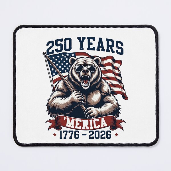 Item preview, 250 Years 'Merica 1776 - 2026 American Patriotism Independence Anniversary designed and sold by GrumpySableye.