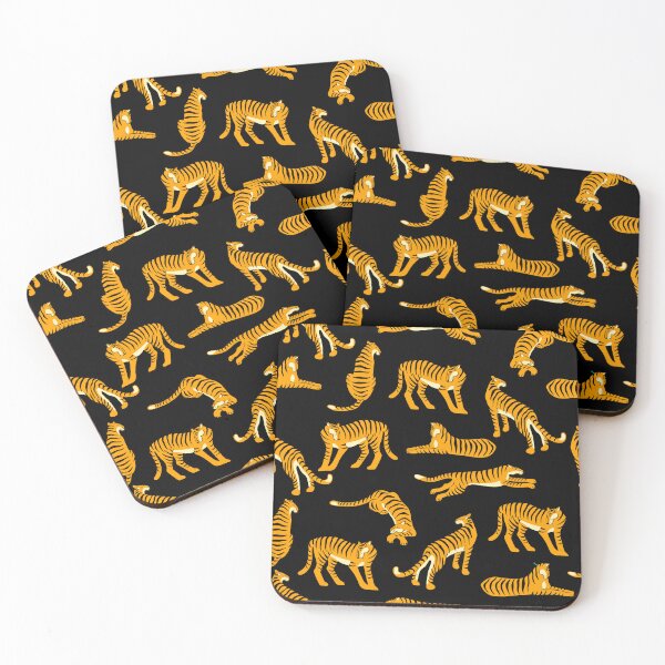 Item preview, Fifties style tiger pattern maximalist trend designed and sold by PG Illustration.