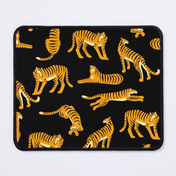 Item preview, Fifties style tiger pattern maximalist trend designed and sold by PG Illustration.