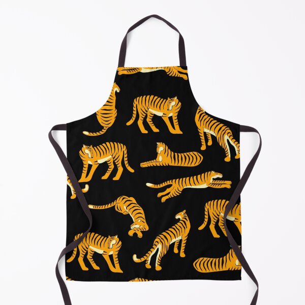 Artikelvorschau, Maximalistischer Trend im Stil der Fünfzigerjahre mit Tigermuster entworfen und verkauft von PG Illustration.