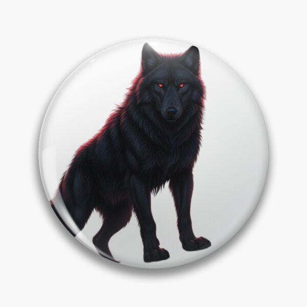 Item preview, Dark Fantasy Alpha Wolf Under Blood Moon – Gothic Wildlife Art designed and sold by NeoTeeFusion.