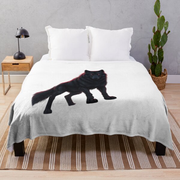 Item preview, Dark Fantasy Alpha Wolf Under Blood Moon – Gothic Wildlife Art designed and sold by NeoTeeFusion.