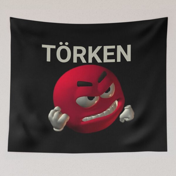 Item preview,  Turkish Red Evil Emoji German  designed and sold by RPhamily.