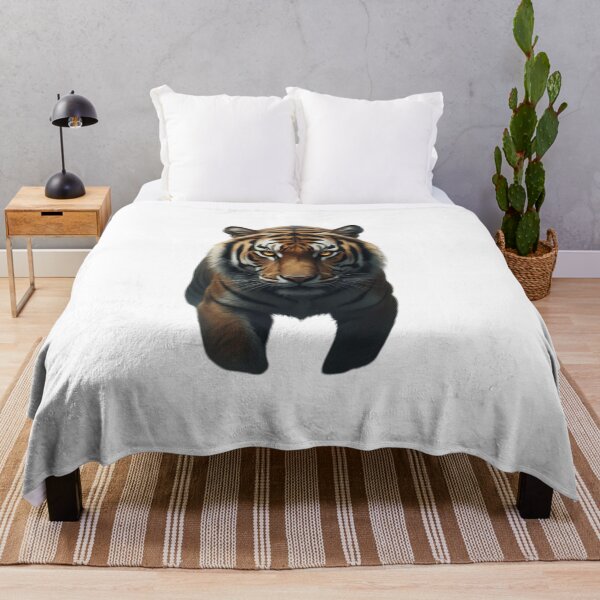 Item preview, Dark Fantasy Tiger From Shadows – Intense Gothic Wildlife Art designed and sold by NeoTeeFusion.