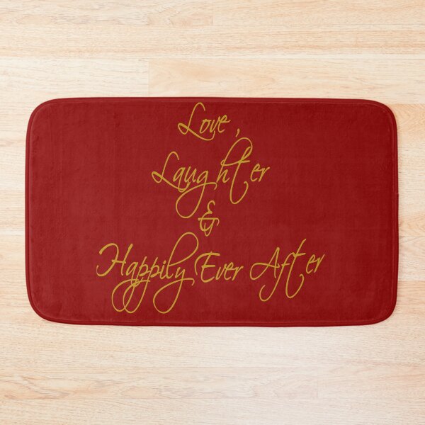 Item preview, Love Laughter And Happily Ever After Romantic Quote designed and sold by taiche.