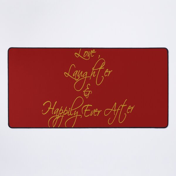 Item preview, Love Laughter And Happily Ever After Romantic Quote designed and sold by taiche.