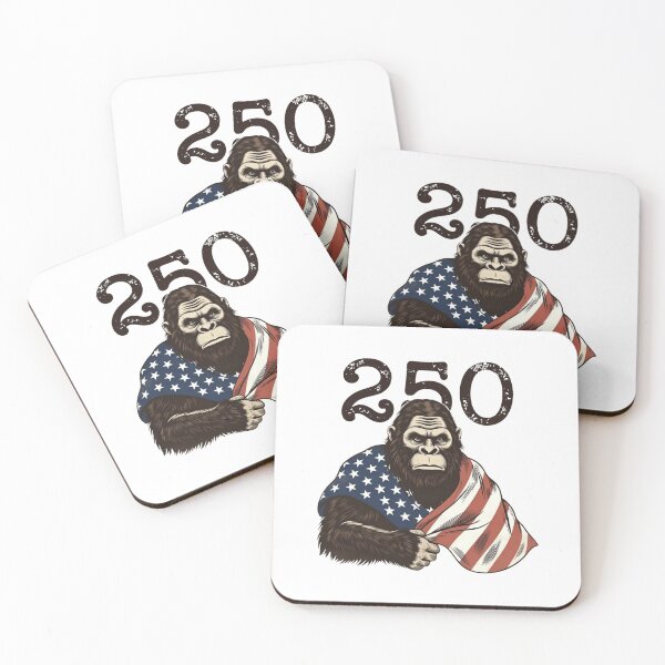 Item preview, 250 American Flag Bigfoot Patriot Sasquatch designed and sold by GrumpySableye.