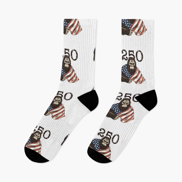 Item preview, 250 American Flag Bigfoot Patriot Sasquatch designed and sold by GrumpySableye.