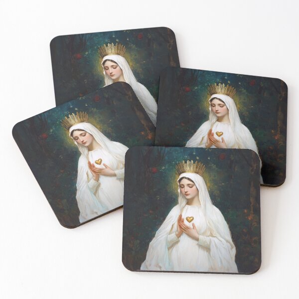 Item preview, Our Lady of Beauraing (Our Lady of the Golden Heart) designed and sold by SanctifiedSouls.