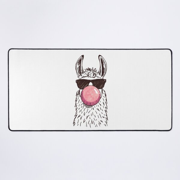 Item preview, funny Llama with Pink Bubble Gum designed and sold by SOUFIANE1991.