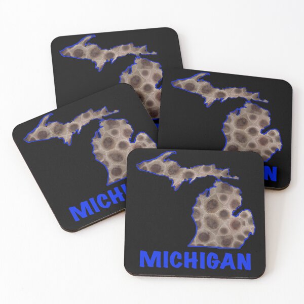 Item preview, Michigan, the Great Lake State | Petoskey stone pattern, Michigan stone designed and sold by hollycooper.
