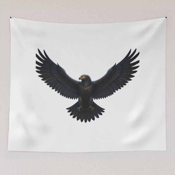 Item preview, Dark Fantasy Eagle of Storms – Powerful Gothic Wildlife Art designed and sold by NeoTeeFusion.