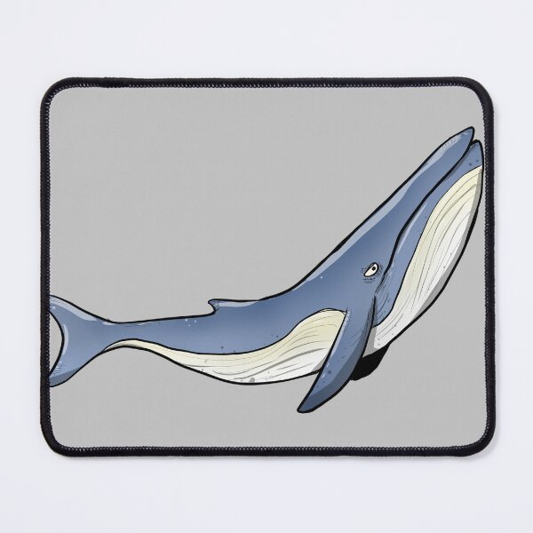 Item preview, Grumpy Blue Whale: Balaenoptera physalus Illustration designed and sold by theRafus.