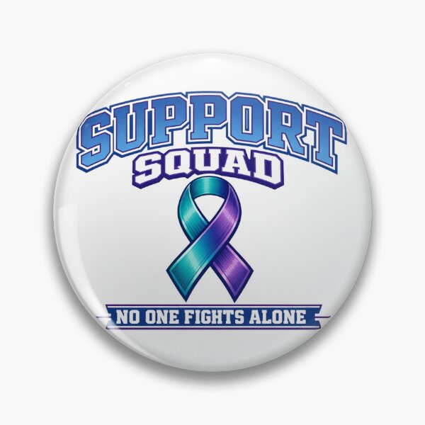 Item preview, Support Squad Awareness Shirt, No One Fights Alone Tee, Cancer Support Team, Family Awareness Ribbon, Chronic Illness Gift designed and sold by Zion by Carvalho.