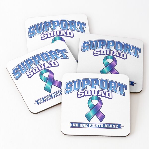 Item preview, Support Squad Awareness Shirt, No One Fights Alone Tee, Cancer Support Team, Family Awareness Ribbon, Chronic Illness Gift designed and sold by Zion by Carvalho.