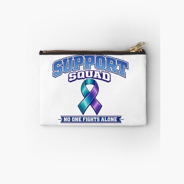 Item preview, Support Squad Awareness Shirt, No One Fights Alone Tee, Cancer Support Team, Family Awareness Ribbon, Chronic Illness Gift designed and sold by Zion by Carvalho.
