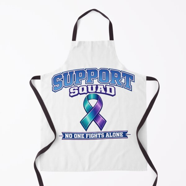 Item preview, Support Squad Awareness Shirt, No One Fights Alone Tee, Cancer Support Team, Family Awareness Ribbon, Chronic Illness Gift designed and sold by Zion by Carvalho.