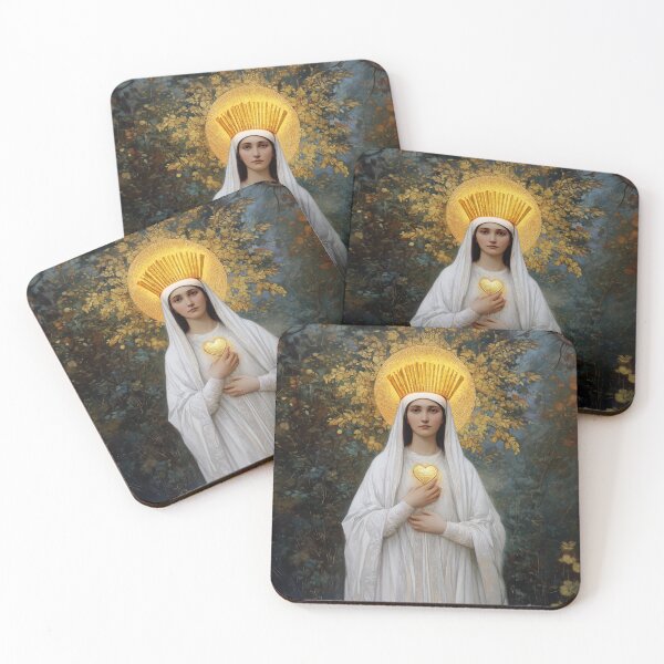 Item preview, Our Lady of Beauraing (Our Lady of the Golden Heart) designed and sold by SanctifiedSouls.