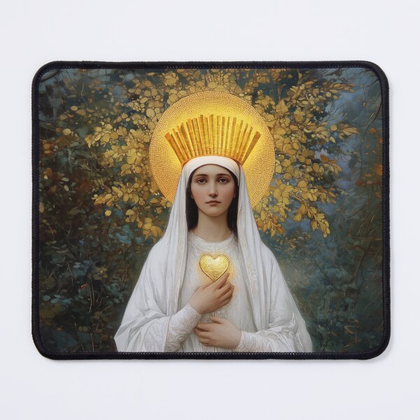 Item preview, Our Lady of Beauraing (Our Lady of the Golden Heart) designed and sold by SanctifiedSouls.