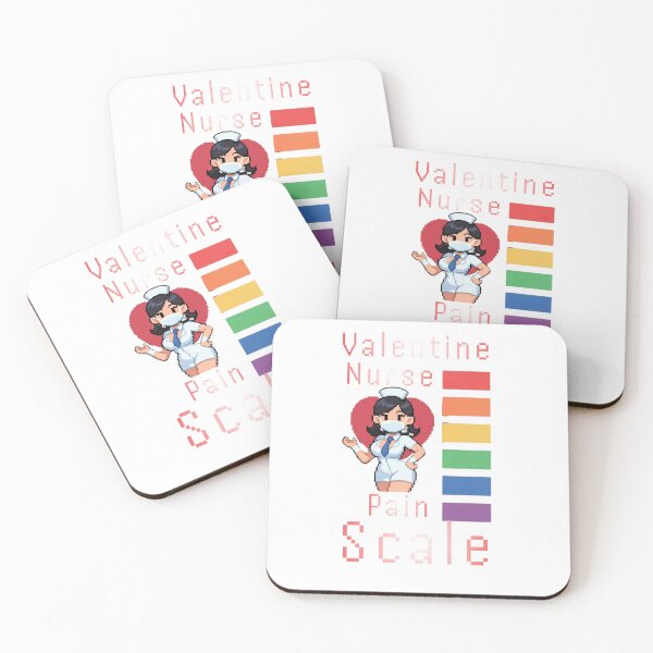 Item preview, Gaming Nurse Vibes Pain Scale in Pixels Valentine’s Must-Have Apparel! designed and sold by Creative-Sanc.