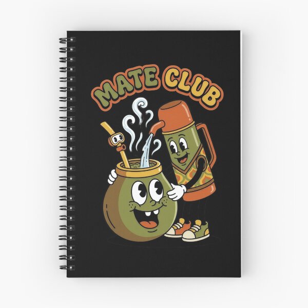 Item preview, Mate Club - Retro Cartoon Yerba Mate & Thermos Friends designed and sold by flamini.
