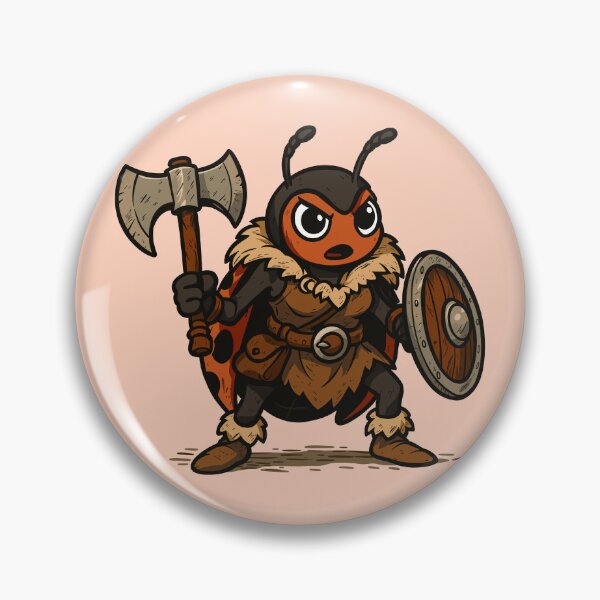 Item preview, Barbarian Ladybug designed and sold by Ghost on Toast.