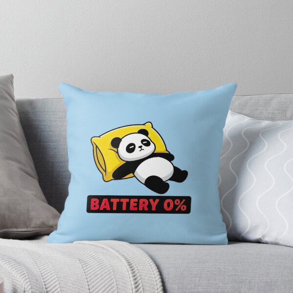 Item preview, Tired Panda Battery 0 Percent designed and sold by WildCute.