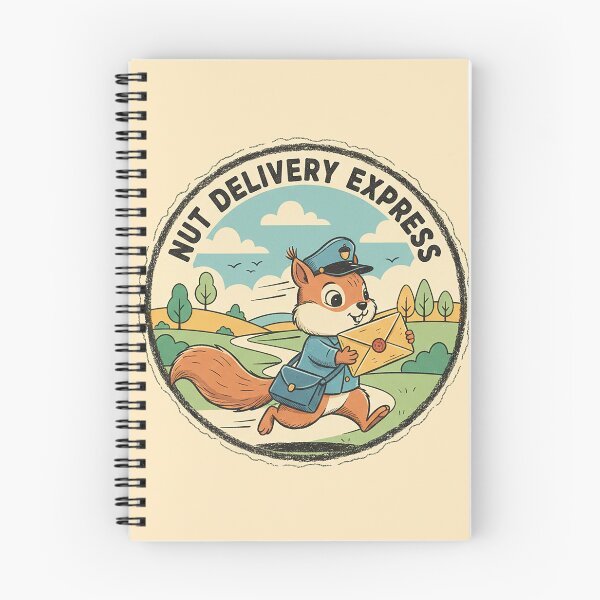 Item preview, Retro Squirrel Postman Express – 1960s Vintage Animation Style designed and sold by VisualRotaStudio .