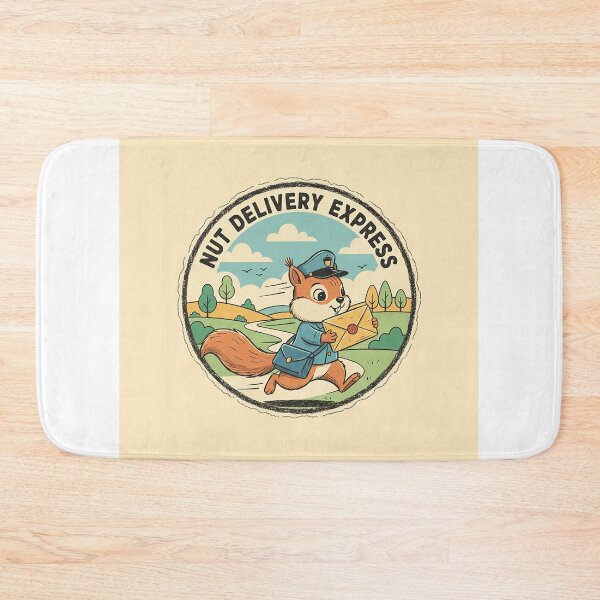 Item preview, Retro Squirrel Postman Express – 1960s Vintage Animation Style designed and sold by VisualRotaStudio .
