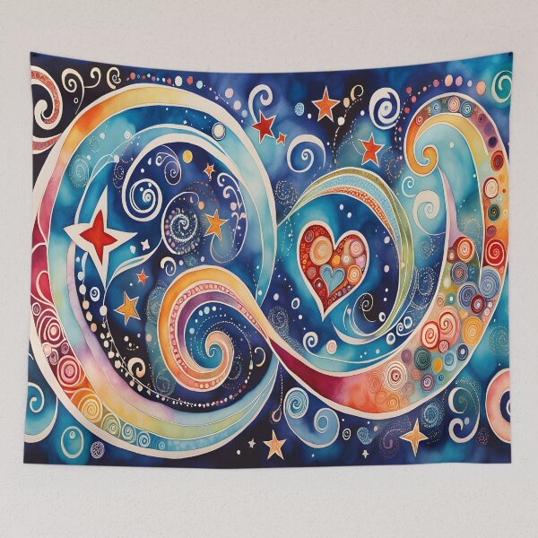 Item preview, Colorful Cosmic Valentines designed and sold by artedamensagem.