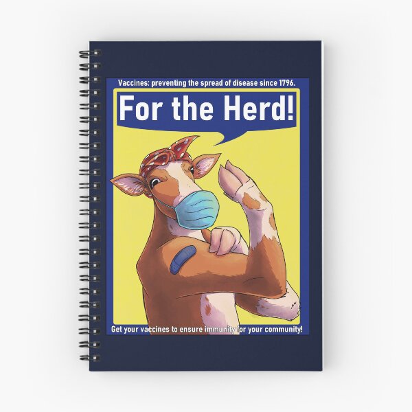 Item preview, For the Herd Vaccine Cow designed and sold by SJWoodsmith.