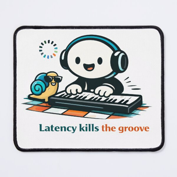 Item preview, Latency kills the groove designed and sold by ChaosInNumbers.